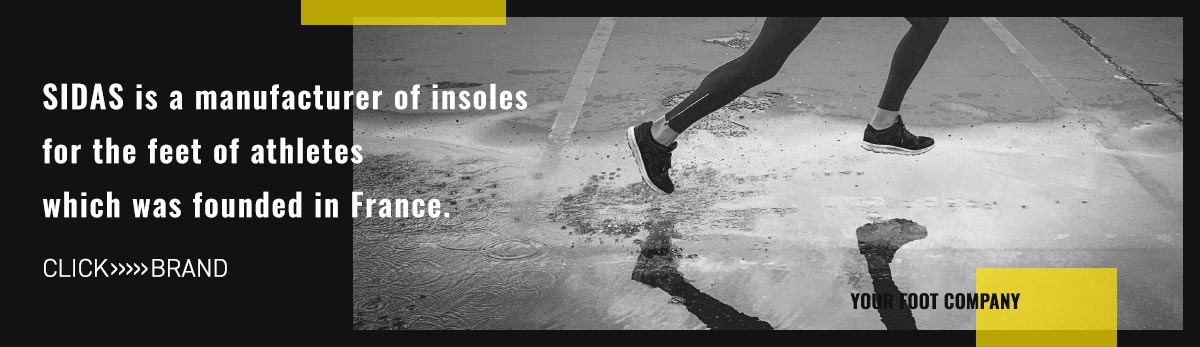 SIDAS is a manufacturer of insoles for the feet of athletes which was founded in France.