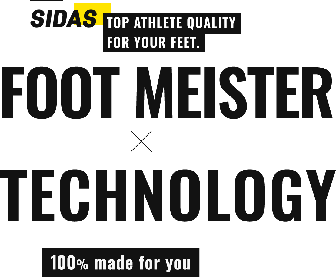Top Athlete Quality for Your Feet. Foot Meister multiplication TECHNOLOGY 100% made for you