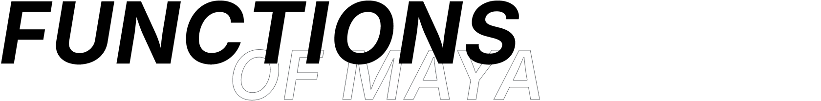 FUNCTIONS OF MAYA