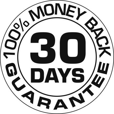 GUARANTEE 100% MONEY BACK 30DAYS